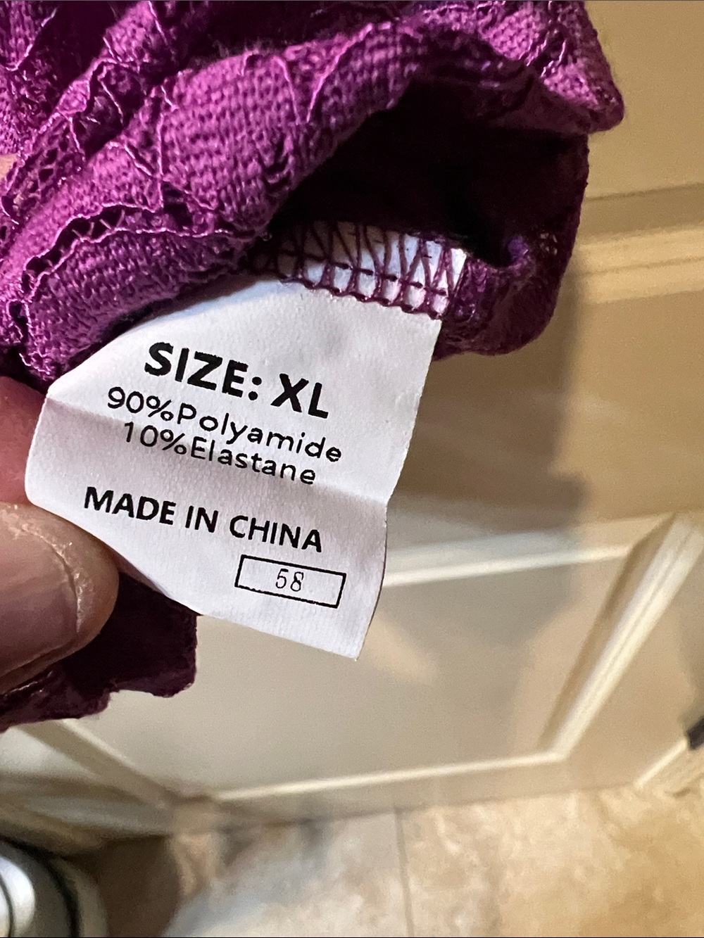 💲2💲if BUNDLED 3 or more$2 items Purple Lace Short-Sleeve H215 - Picture 2 of 7